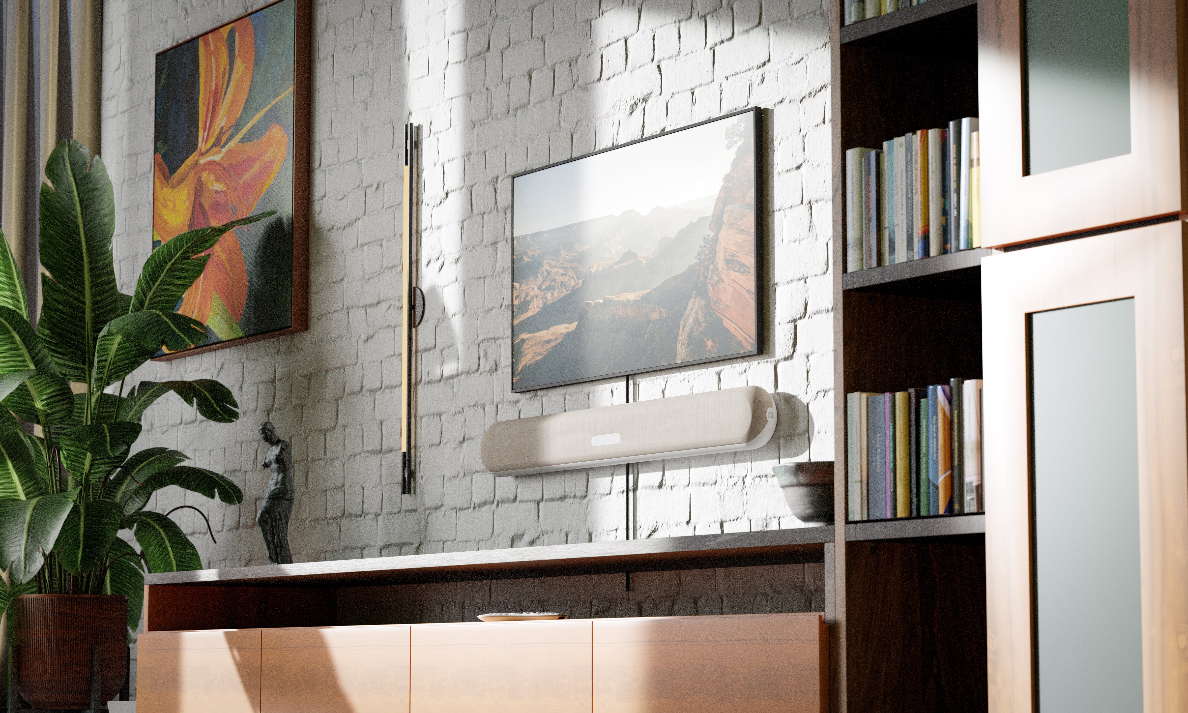 Bluesound Pulse Cinema Mini 2.1 Soundbar – Compact Dolby Atmos & Hi-Res Streaming