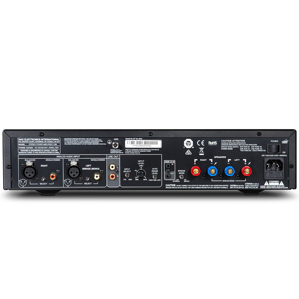NAD C 268 Stereo Power Amplifier