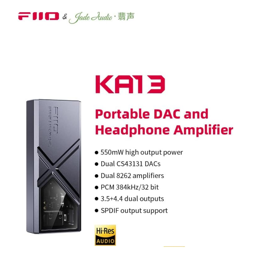 FiiO KA13 DAC/Ampli pour casque portable