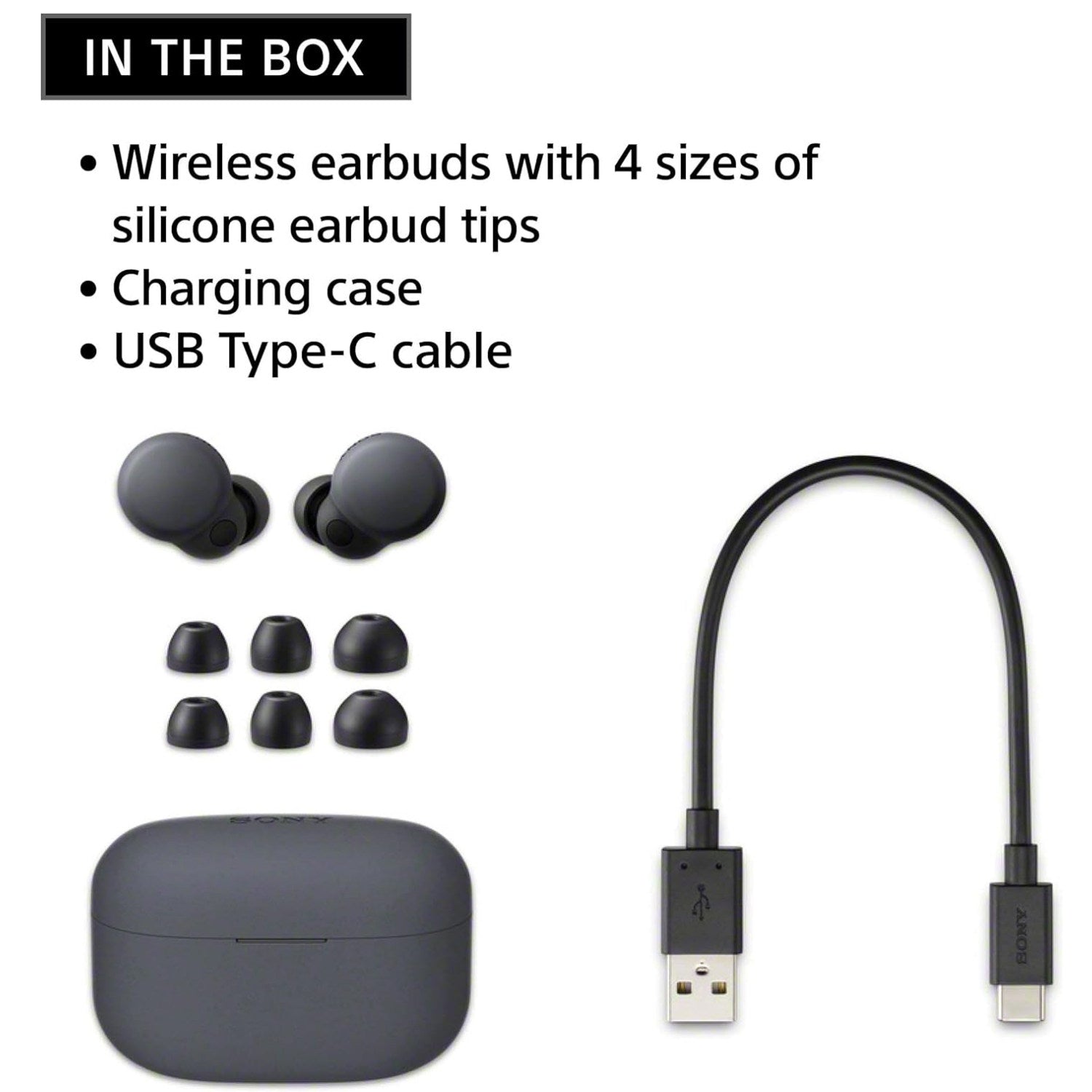 Sony LinkBuds S - Truly Wireless Noise-Canceling Earbuds