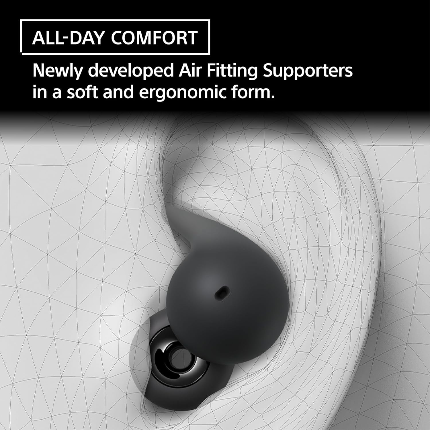 Sony LinkBuds Open - Truly Wireless Earbuds with Open Ring Design