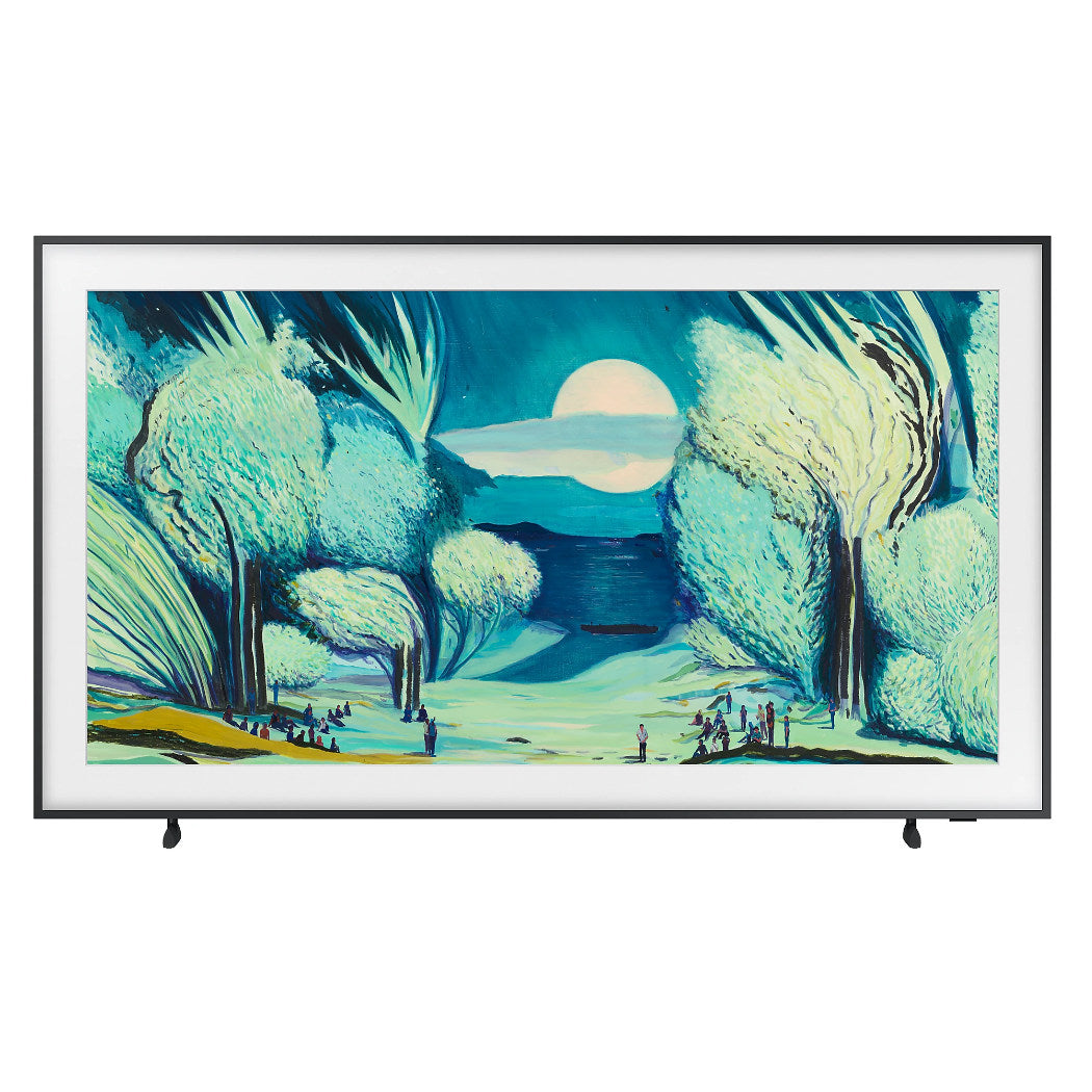Samsung The Frame 4K UHD HDR QLED Smart TV front with feet