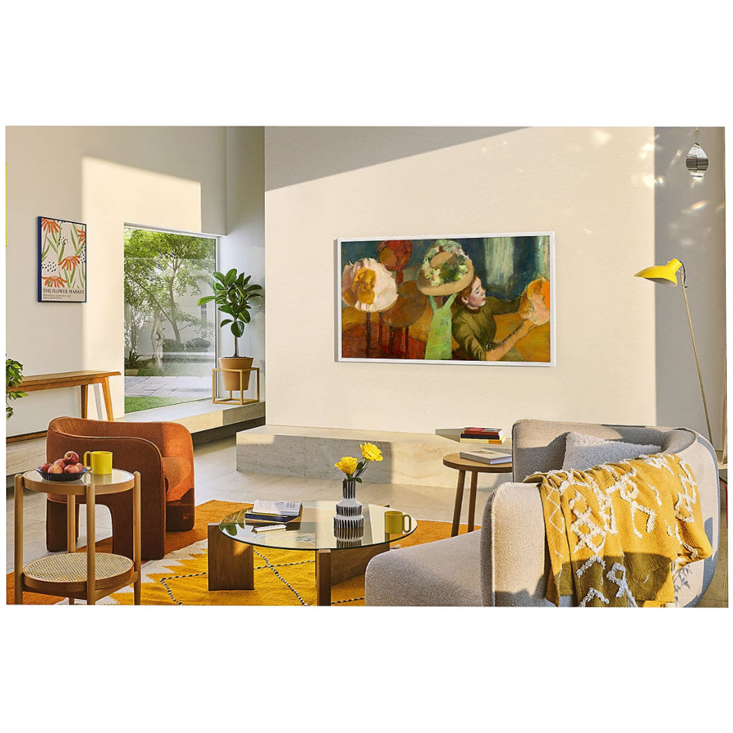 Samsung The Frame 4K UHD HDR QLED Smart TV mounted art mode