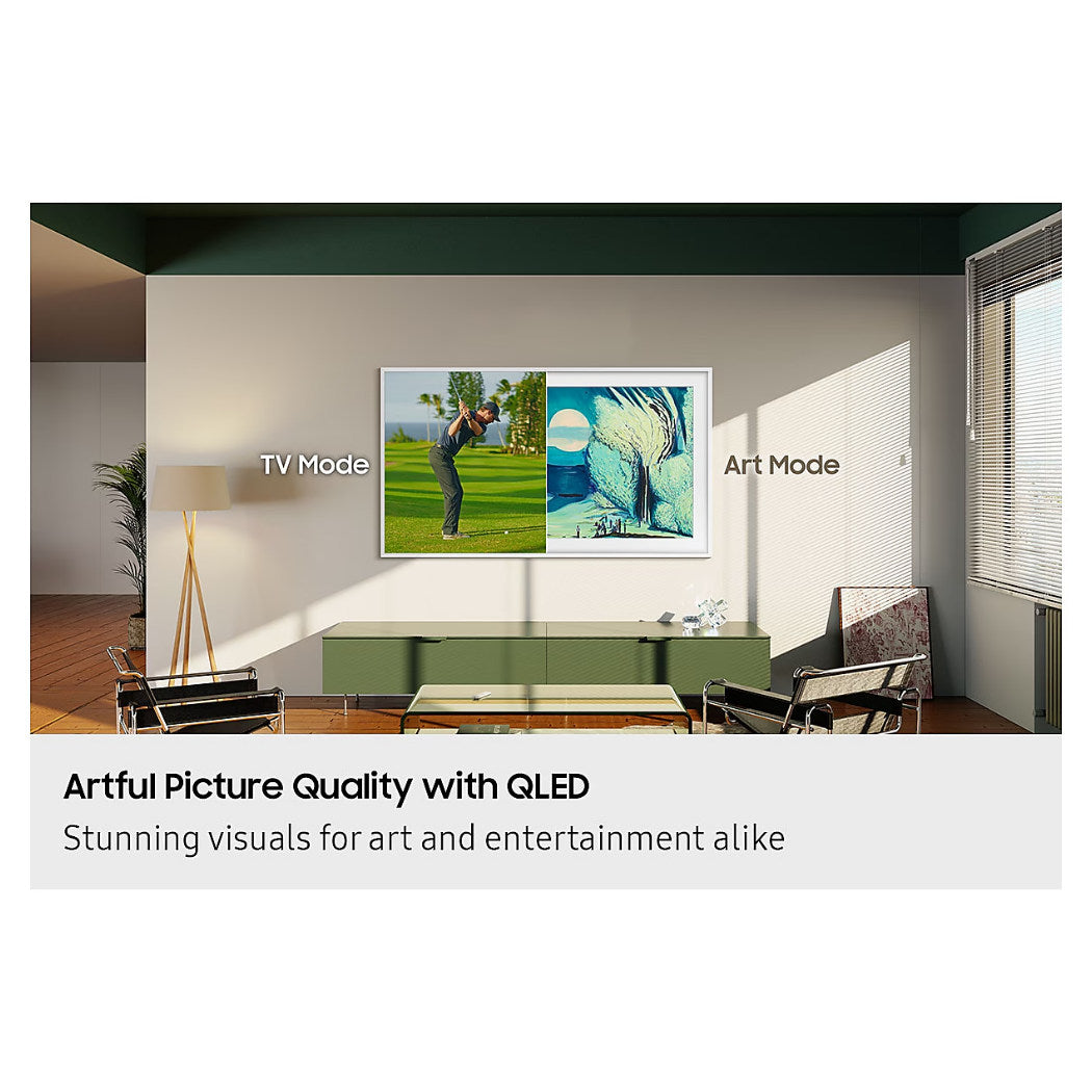 Samsung The Frame 4K UHD HDR QLED Smart TV tv and art mode