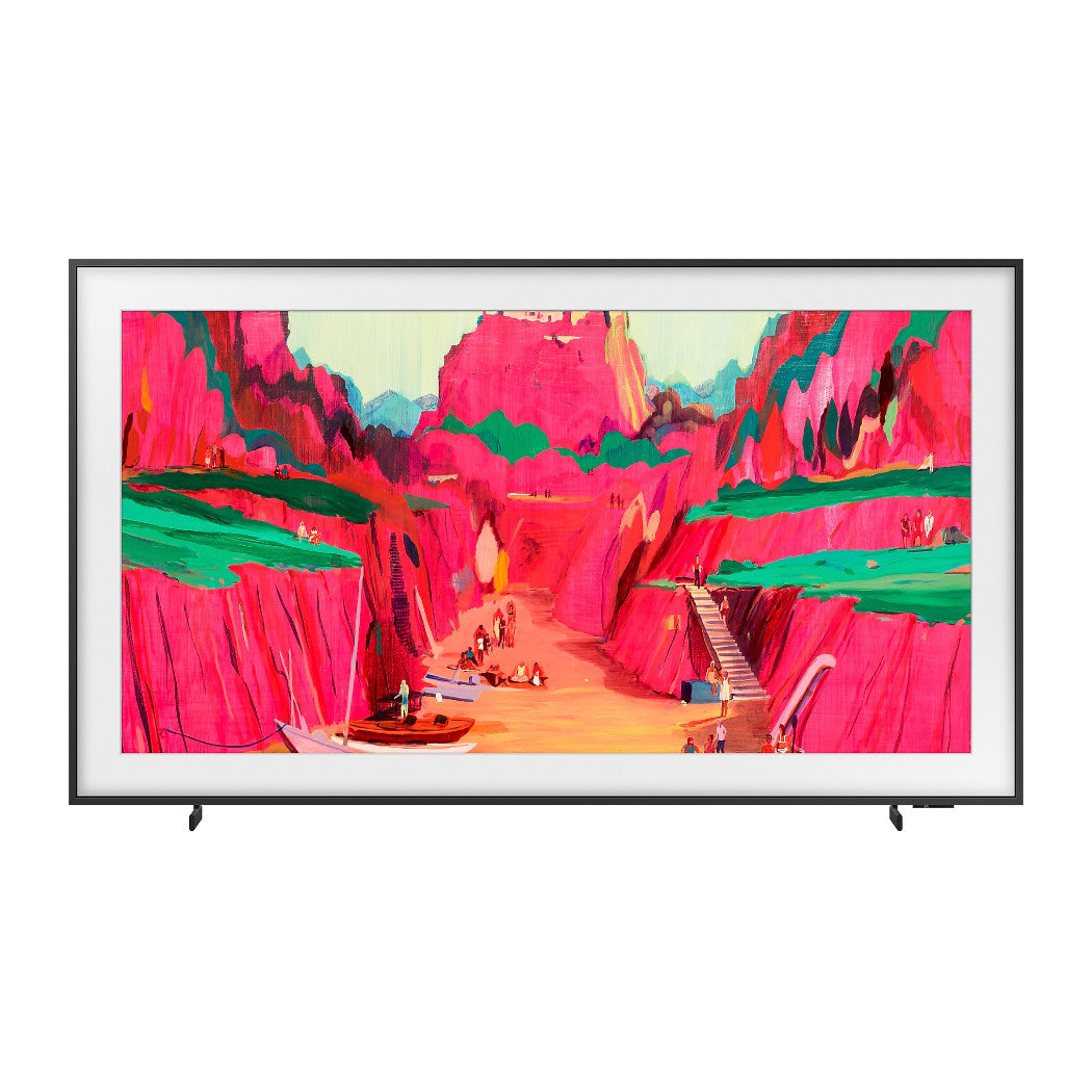 Samsung The Frame Pro 4K Vision AI Smart TV front view on stand