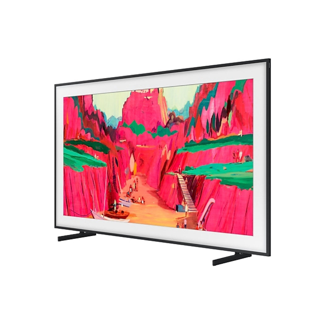 Samsung The Frame Pro 4K Vision AI Smart TV front side view on stand