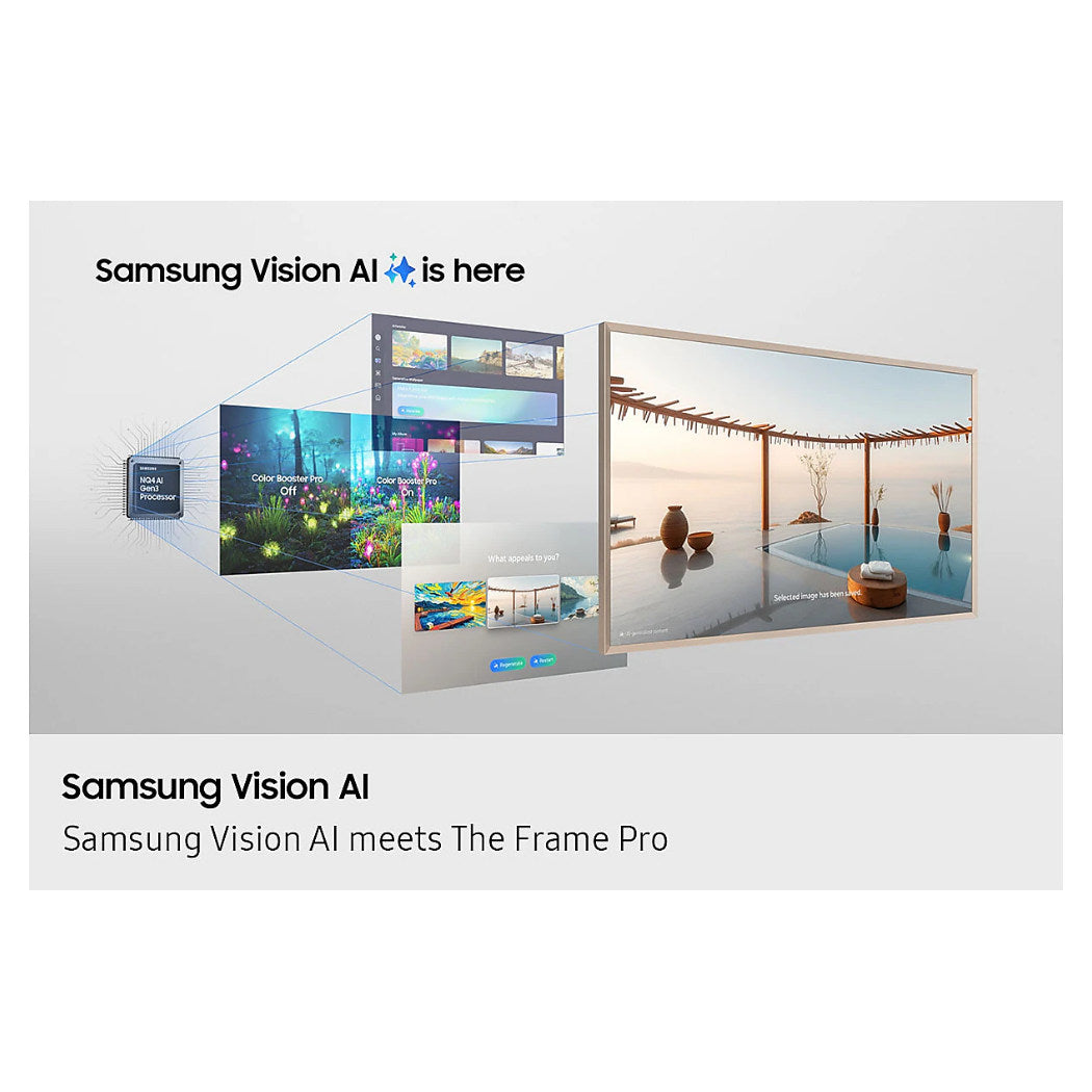 Samsung The Frame Pro 4K Vision AI Smart TV Vision AI feature
