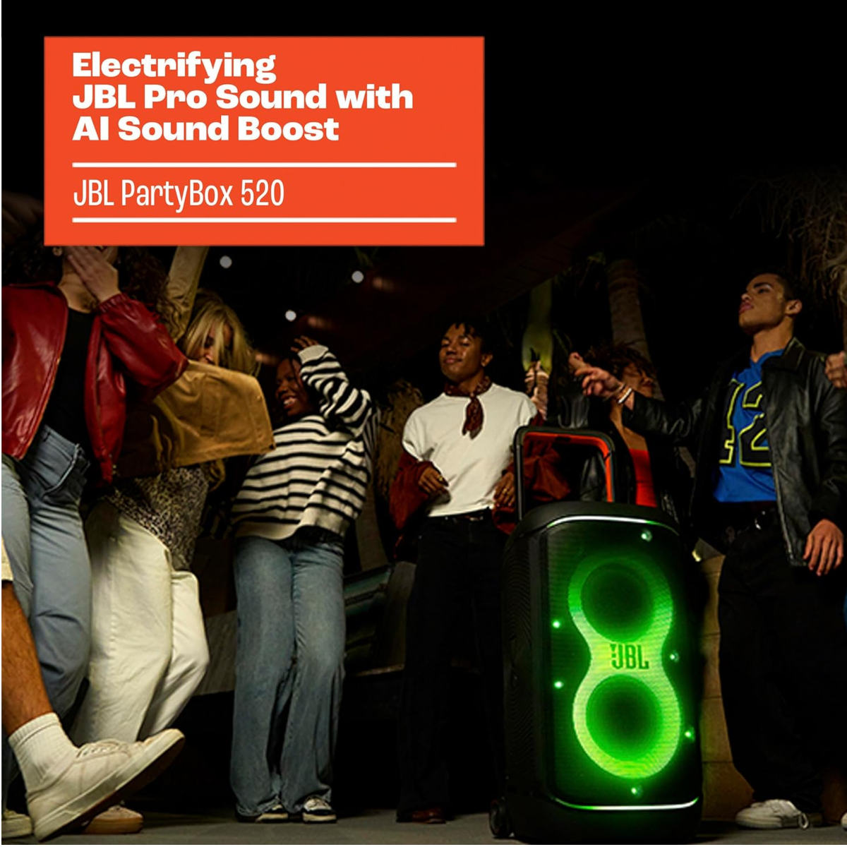 JBL PartyBox 520 Portable Bluetooth Party Speaker