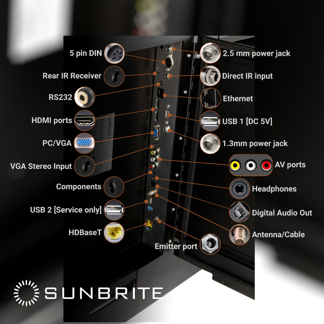 SunBrite Pro 2 Outdoor Full Sun 4K LED HDR TV