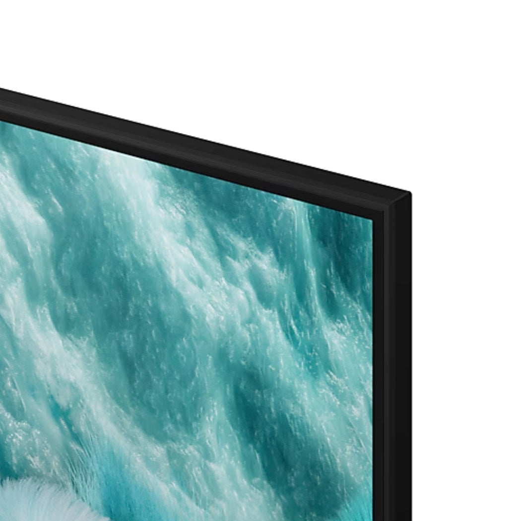 Samsung Q7F 4K QLED TV frame close up