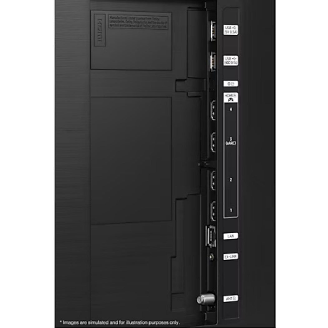 Samsung QN90F 4K Neo QLED TV inputs