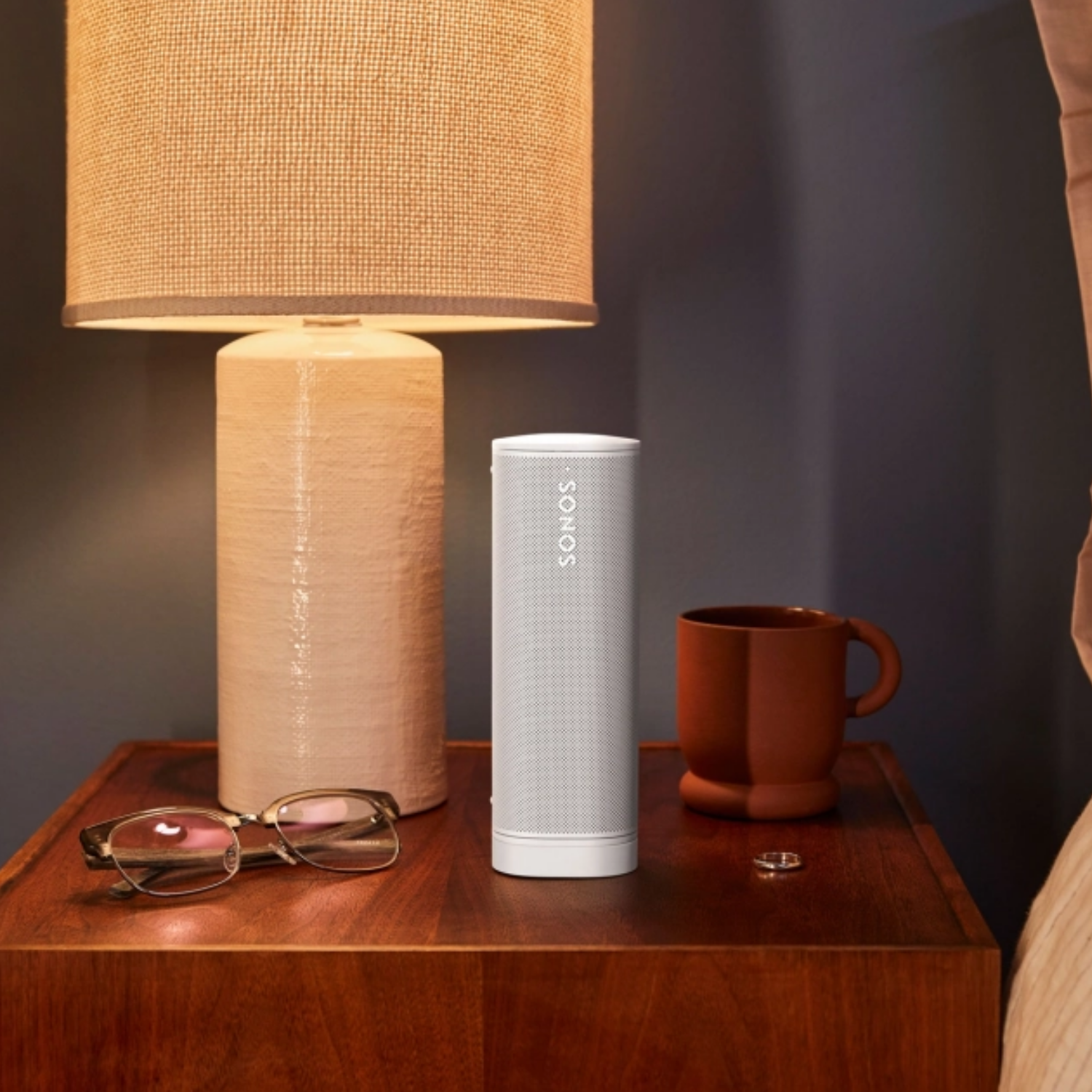 Sonos Roam 2 Portable Bluetooth Speaker White Lifestyle