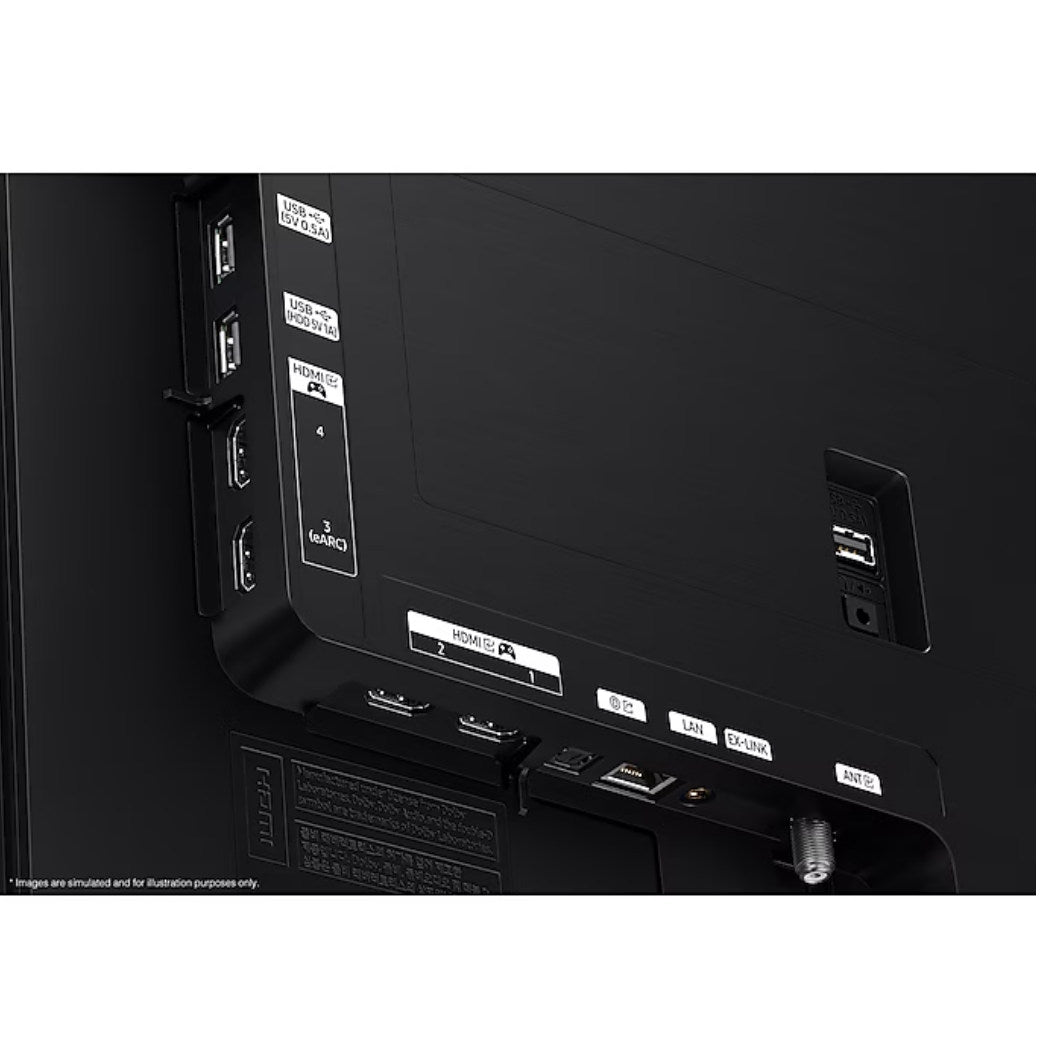 Samsung OLED S90F 4K Vision AI TV back inputs