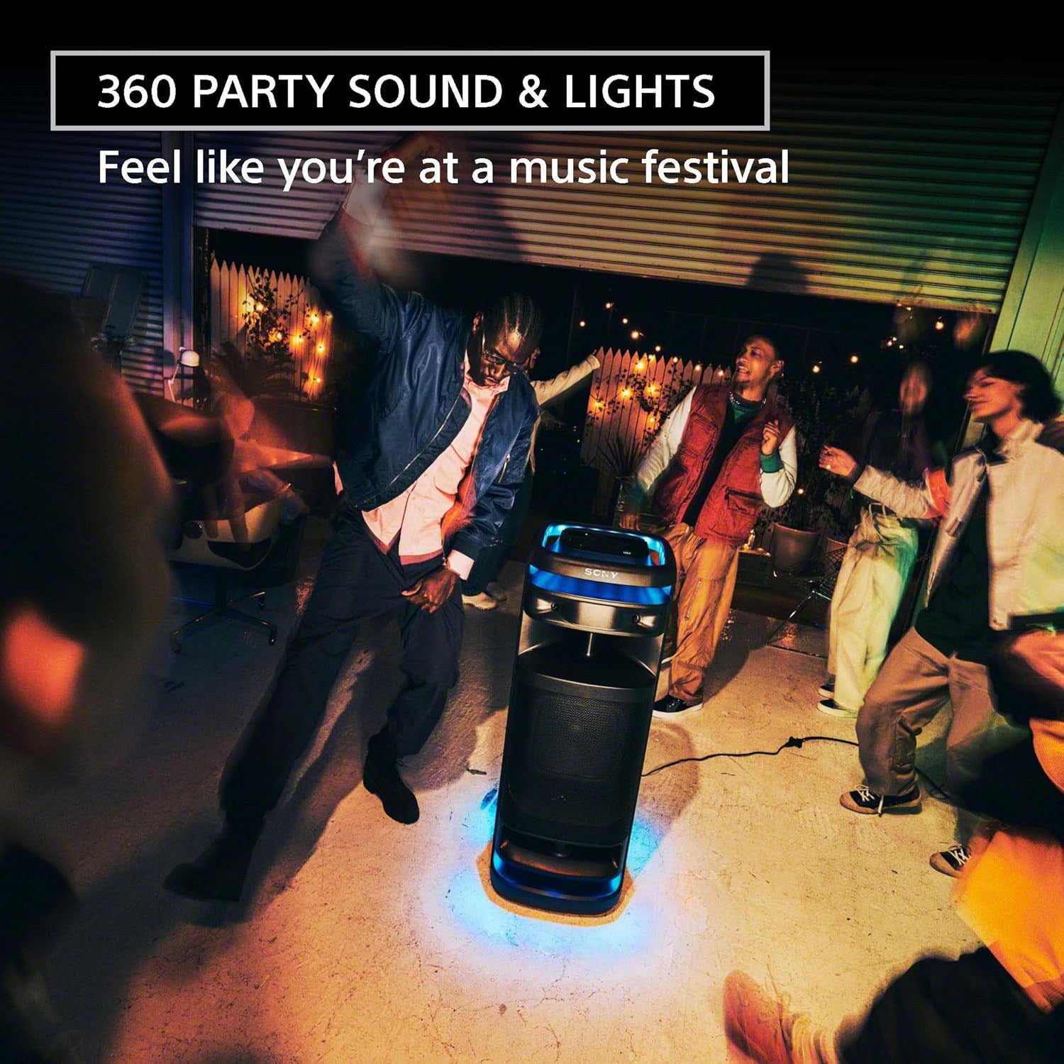 Sony ULT Tower 10 - Ultimate Party Speaker with 360° Sound and Lighting