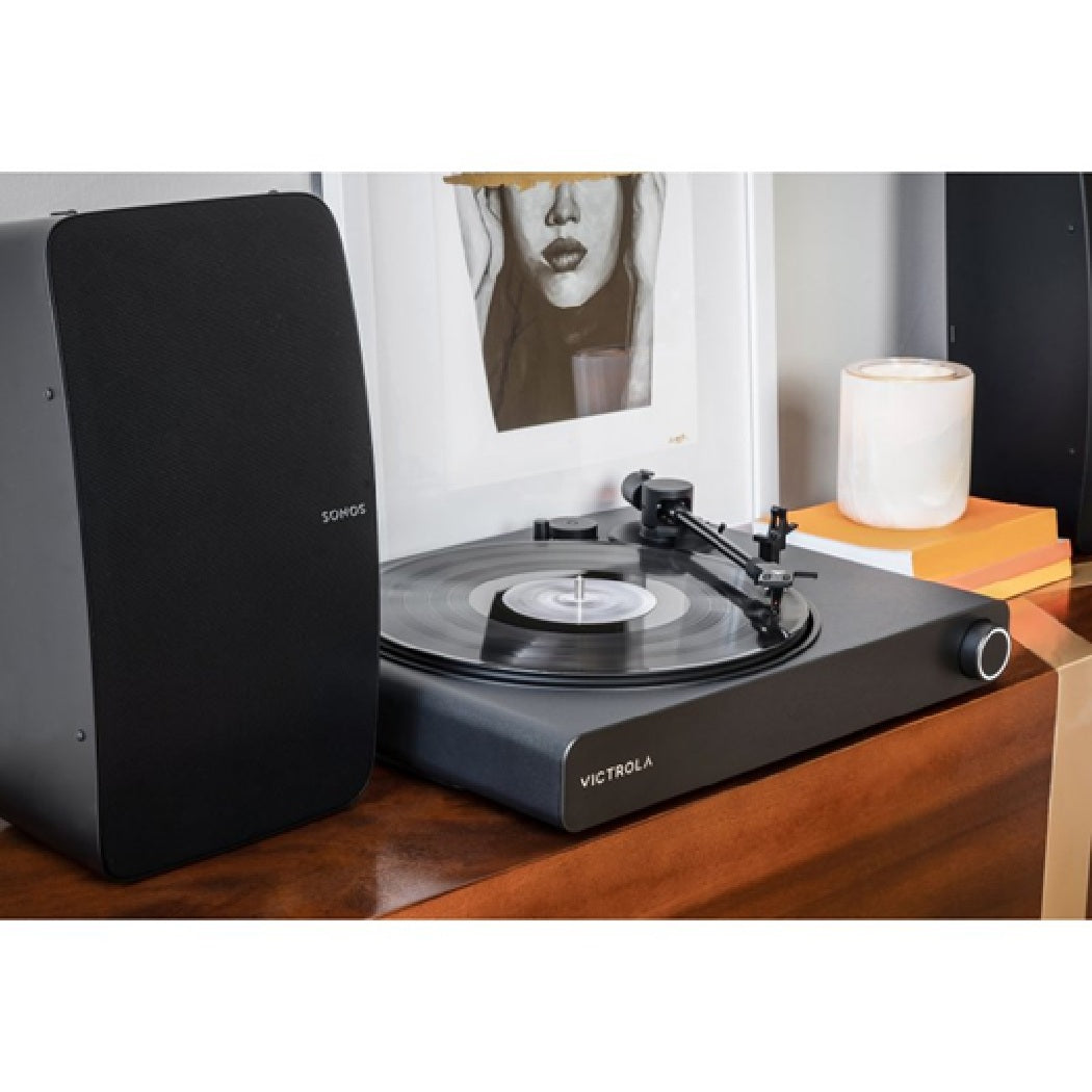 Victrola Stream Onyx WiFi and Bluetooth Turntable - Works with Sonos
