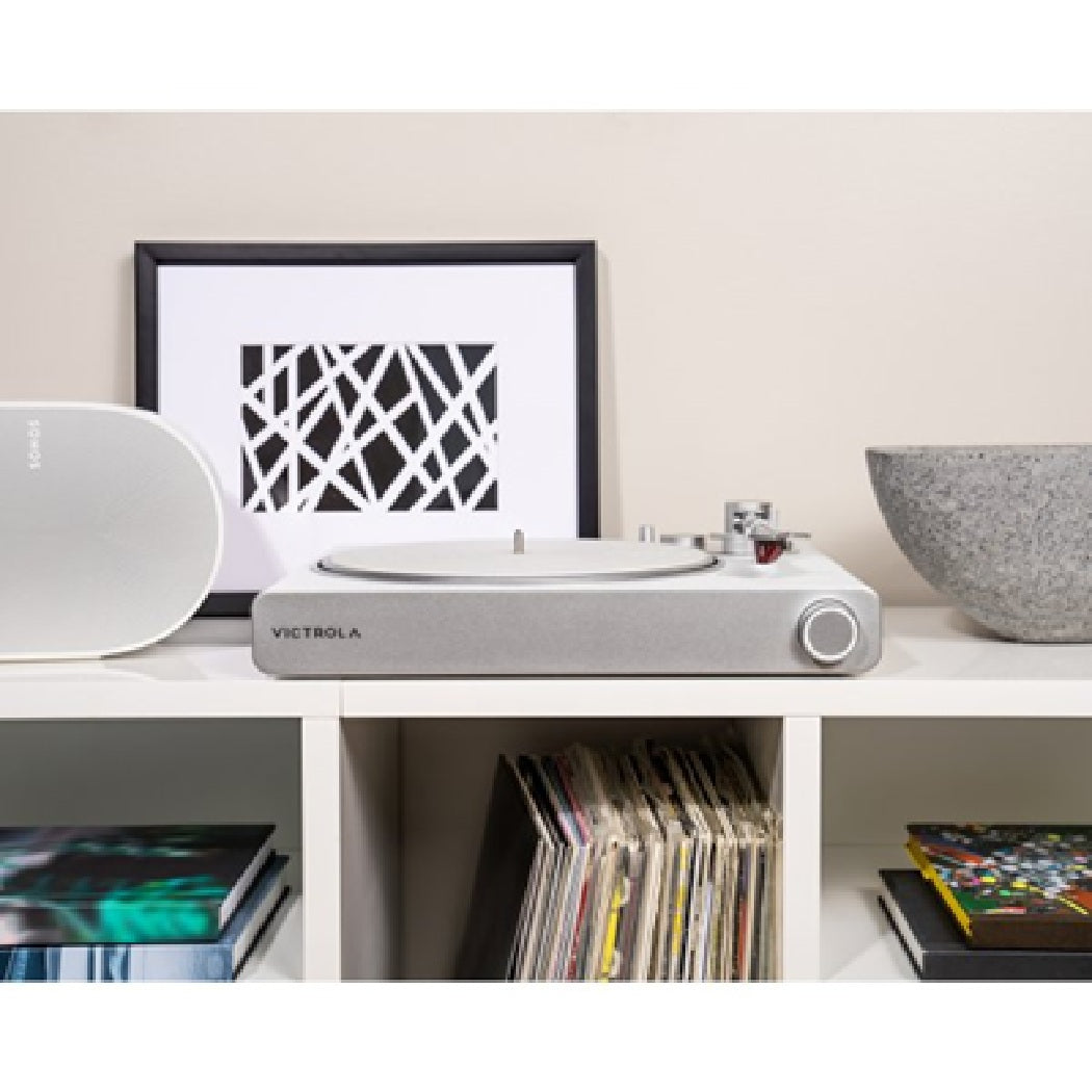 Victrola Stream Pearl WiFi and Bluetooth Turntable - Works with Sonos