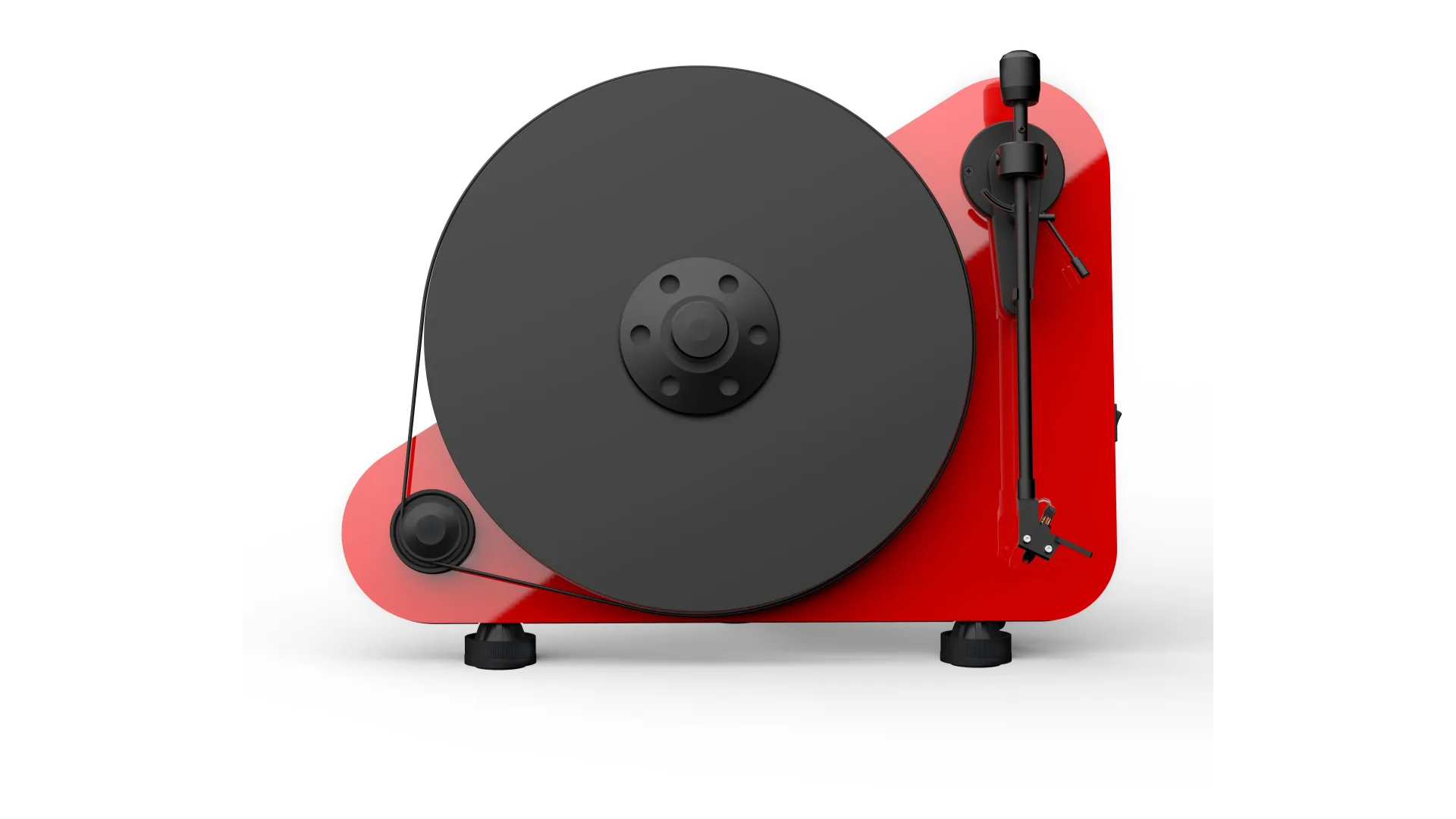 Pro-ject VT-EBT - Vertical Bluetooth Turntable - Red - Open Box