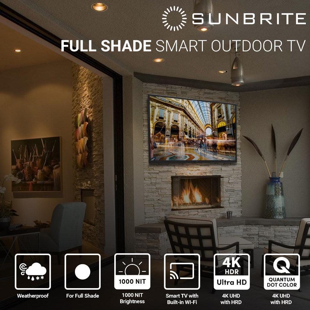 SunBrite Veranda 3 Full Shade Outdoor Smart TV - 4K UHD, Weatherproof
