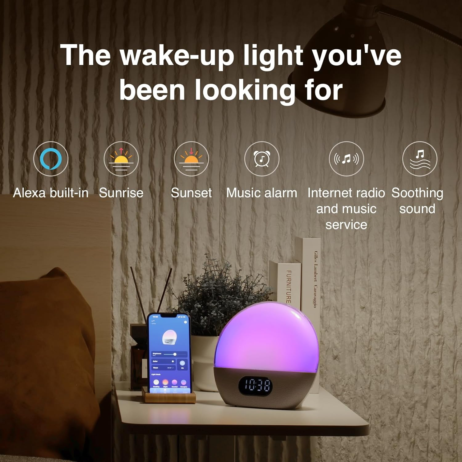 WiiM Wake-Up Light - The Perfect Bedside Companion