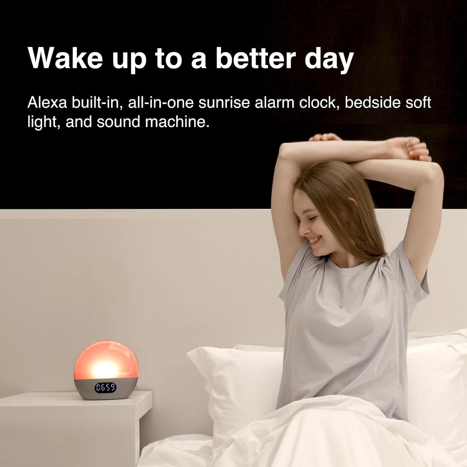 WiiM Wake-Up Light - The Perfect Bedside Companion