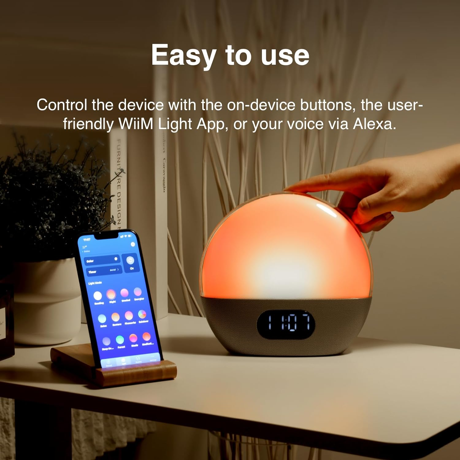 WiiM Wake-Up Light - The Perfect Bedside Companion