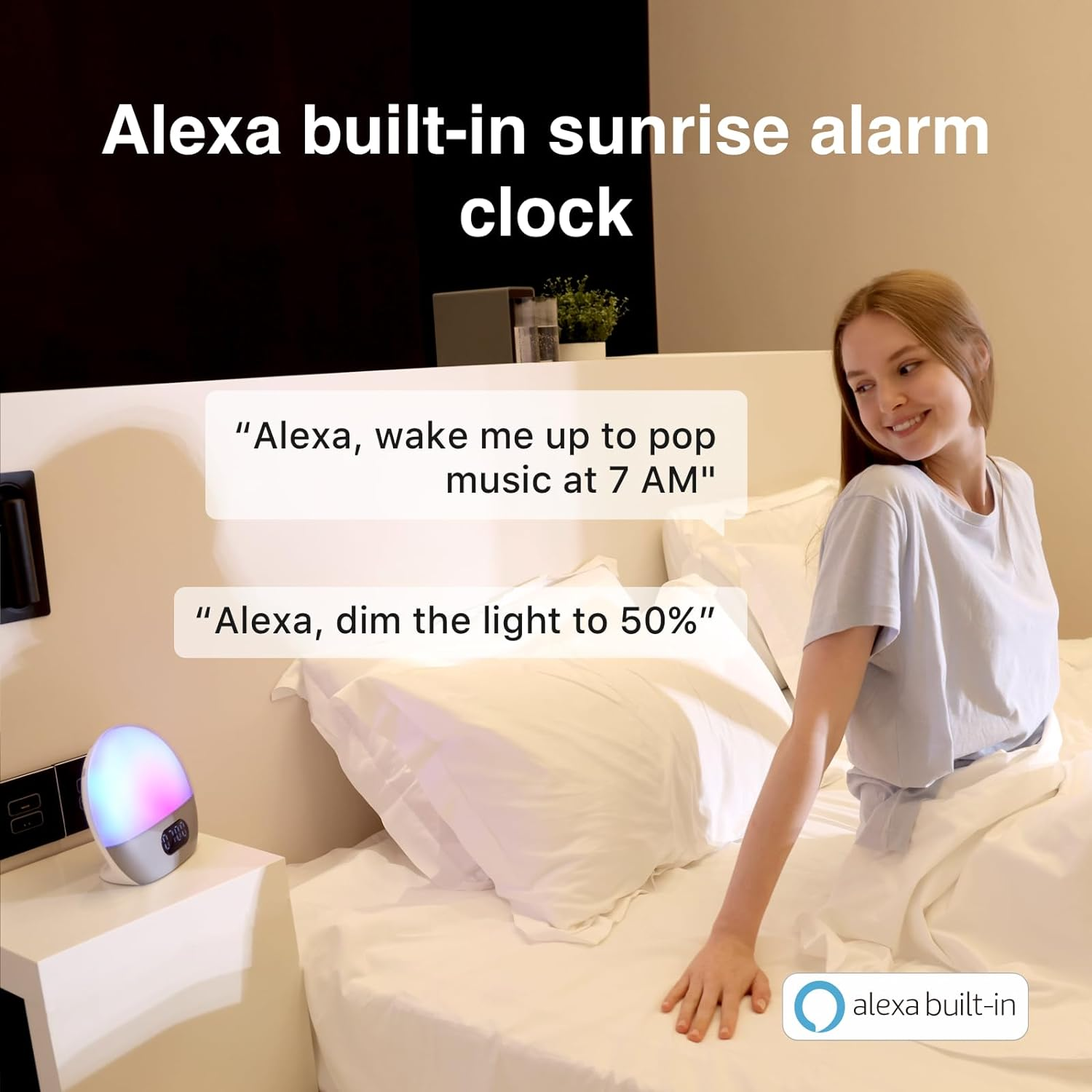 WiiM Wake-Up Light - The Perfect Bedside Companion