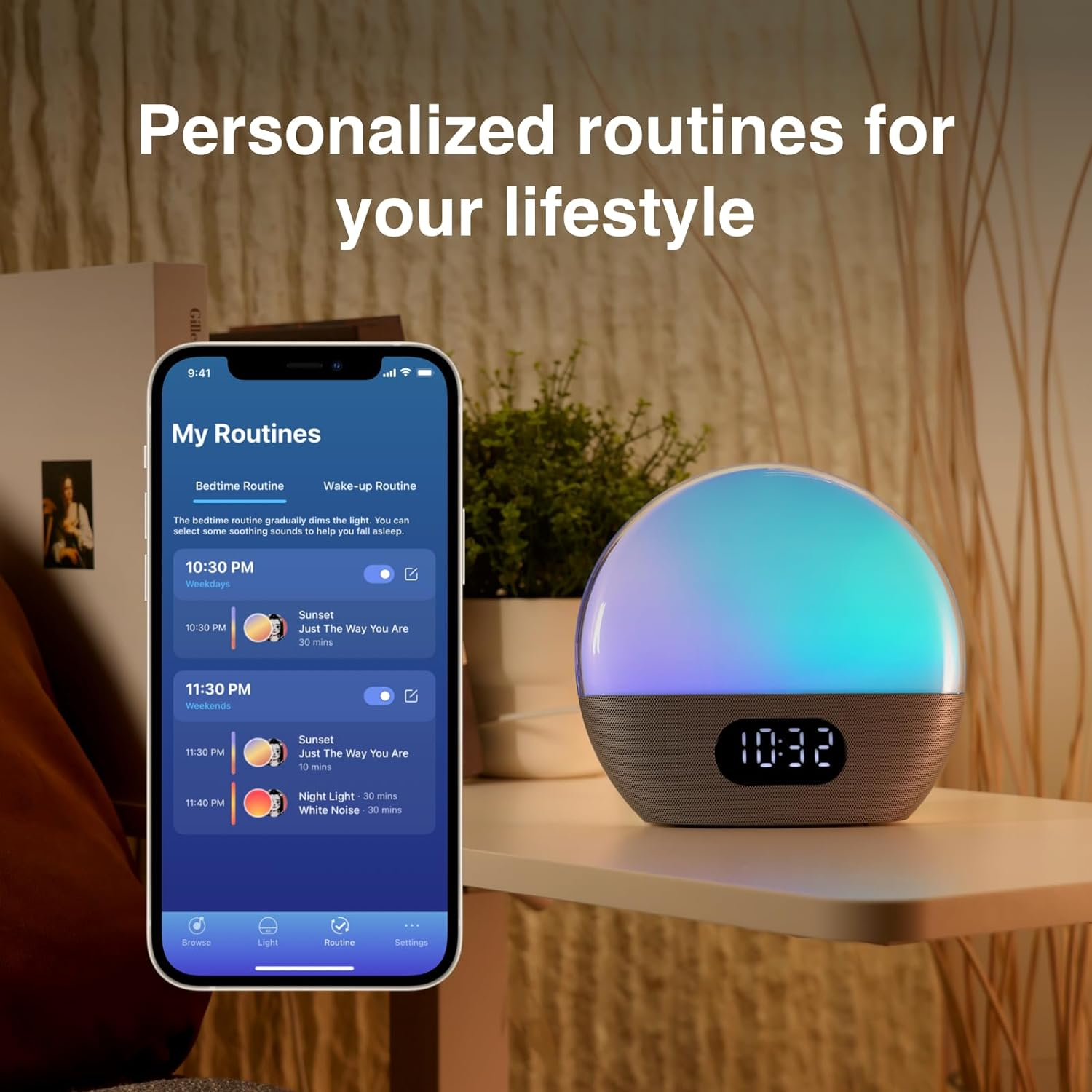 WiiM Wake-Up Light - The Perfect Bedside Companion