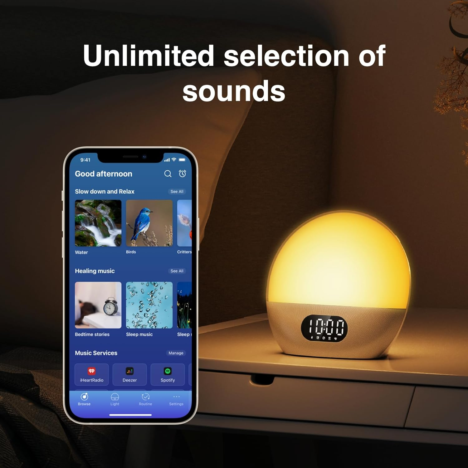 WiiM Wake-Up Light - The Perfect Bedside Companion