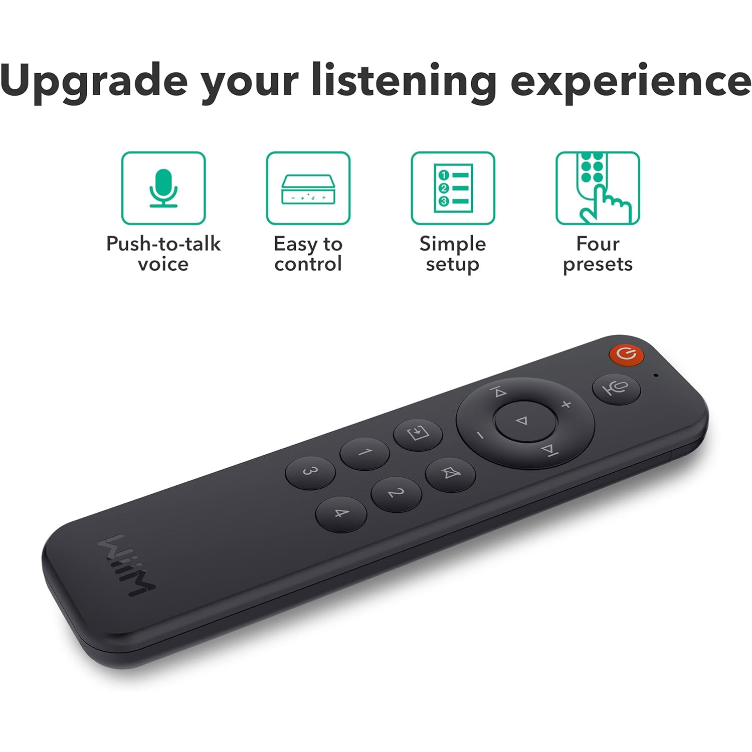Télécommande vocale WiiM - Fonctionne avec Alexa