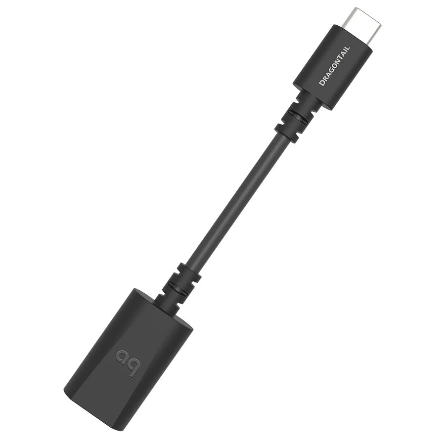 AudioQuest - Dragon Tail Carbon, USB adaptor for Android devices w/ USB-C type plug