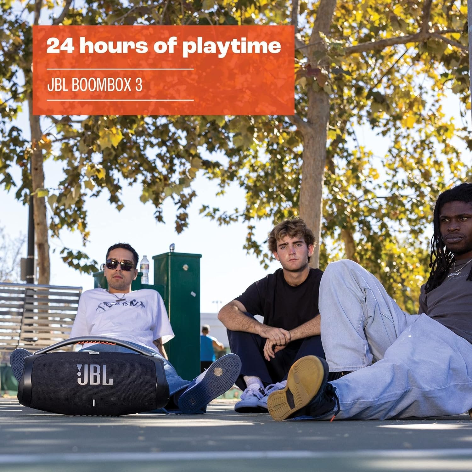 JBL Boombox 3 Portable Bluetooth Speaker - IPX7, 24H Playtime, PartyBoost