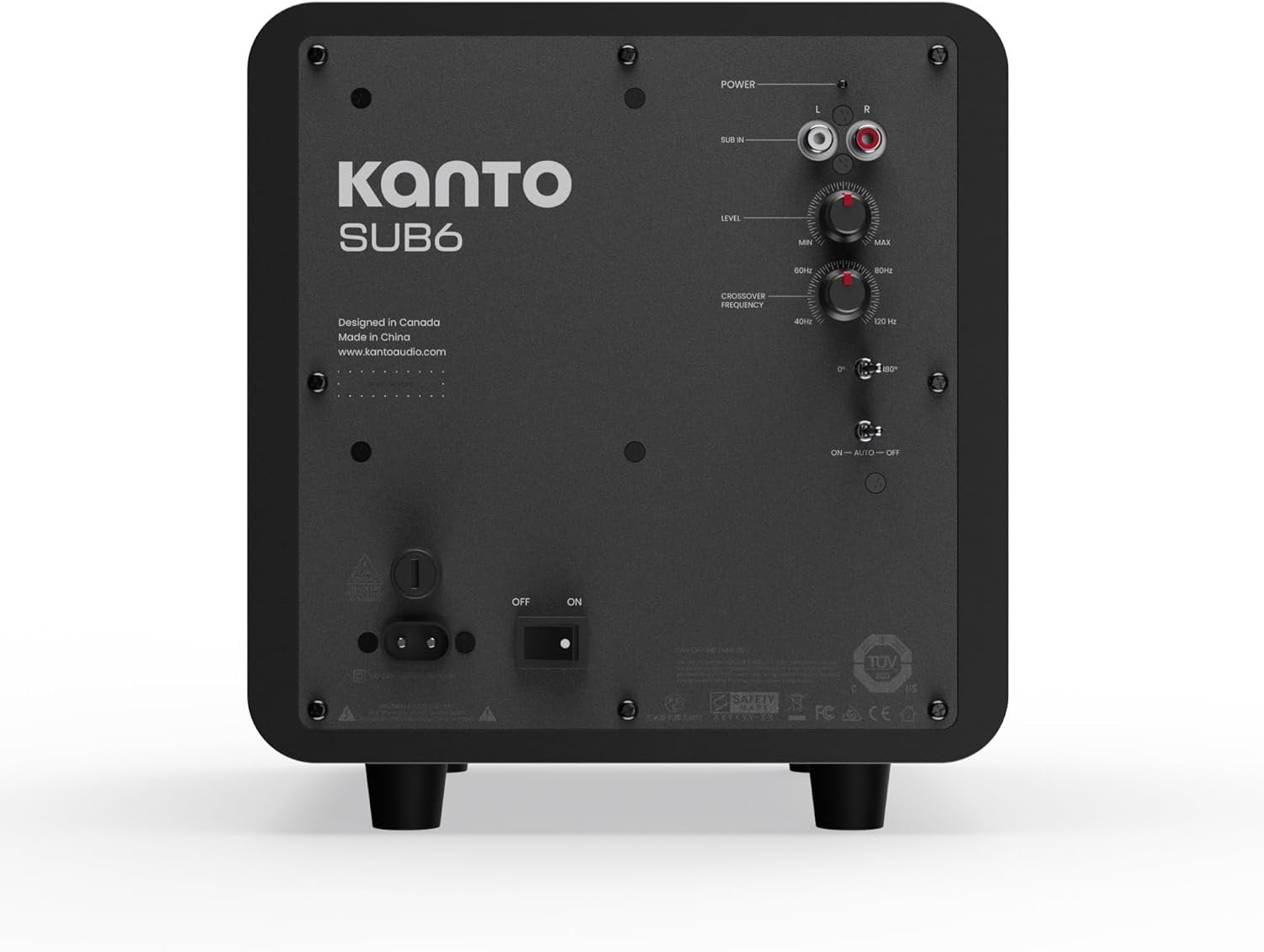Kanto Sub6 Sealed Powered Subwoofer