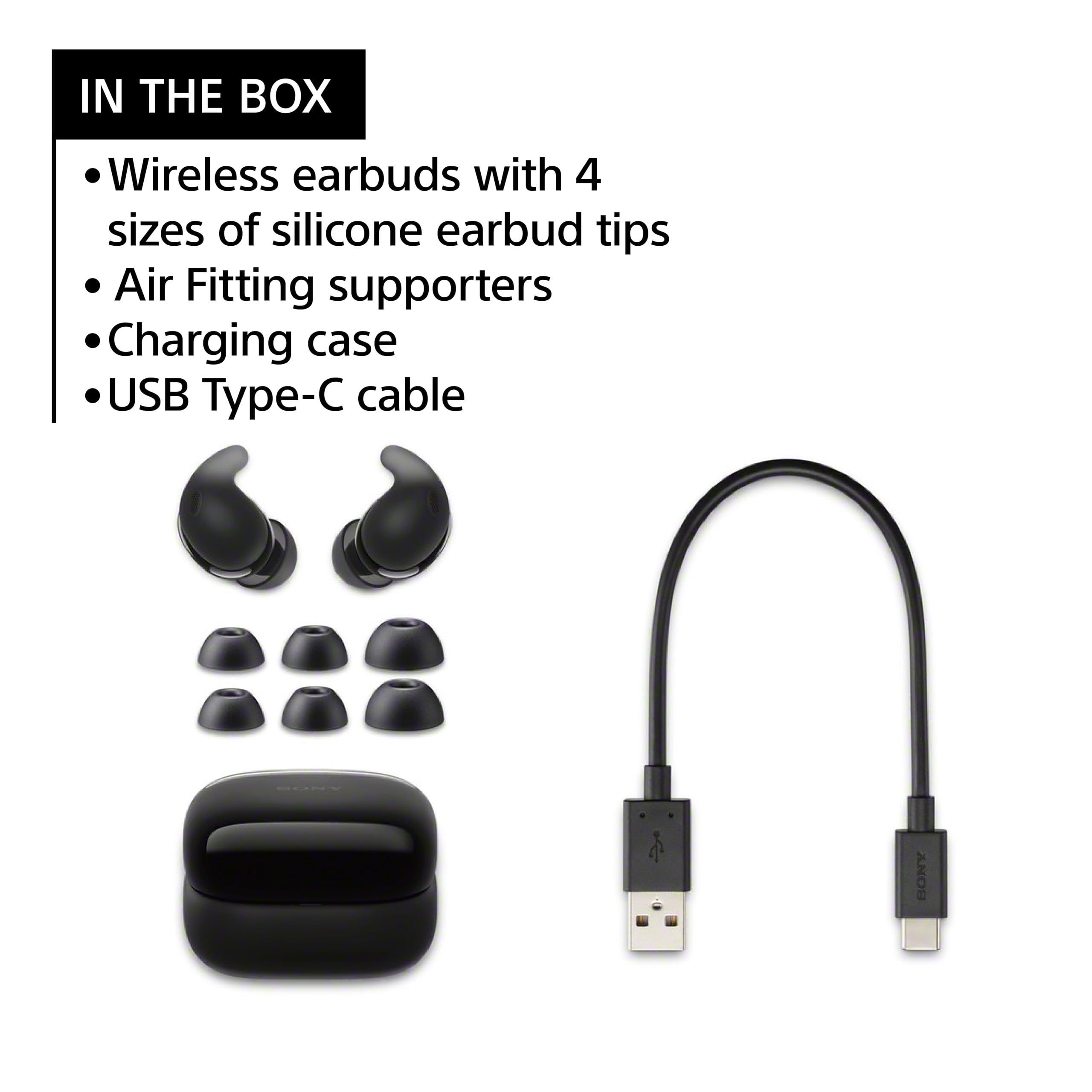 Sony LinkBuds Fit - Truly Wireless Noise-Canceling Earbuds