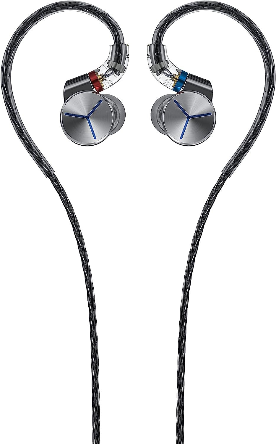 FiiO FA7S 6BA Earphones - High-Res, MMCX, Swappable Plugs, Silver - Used