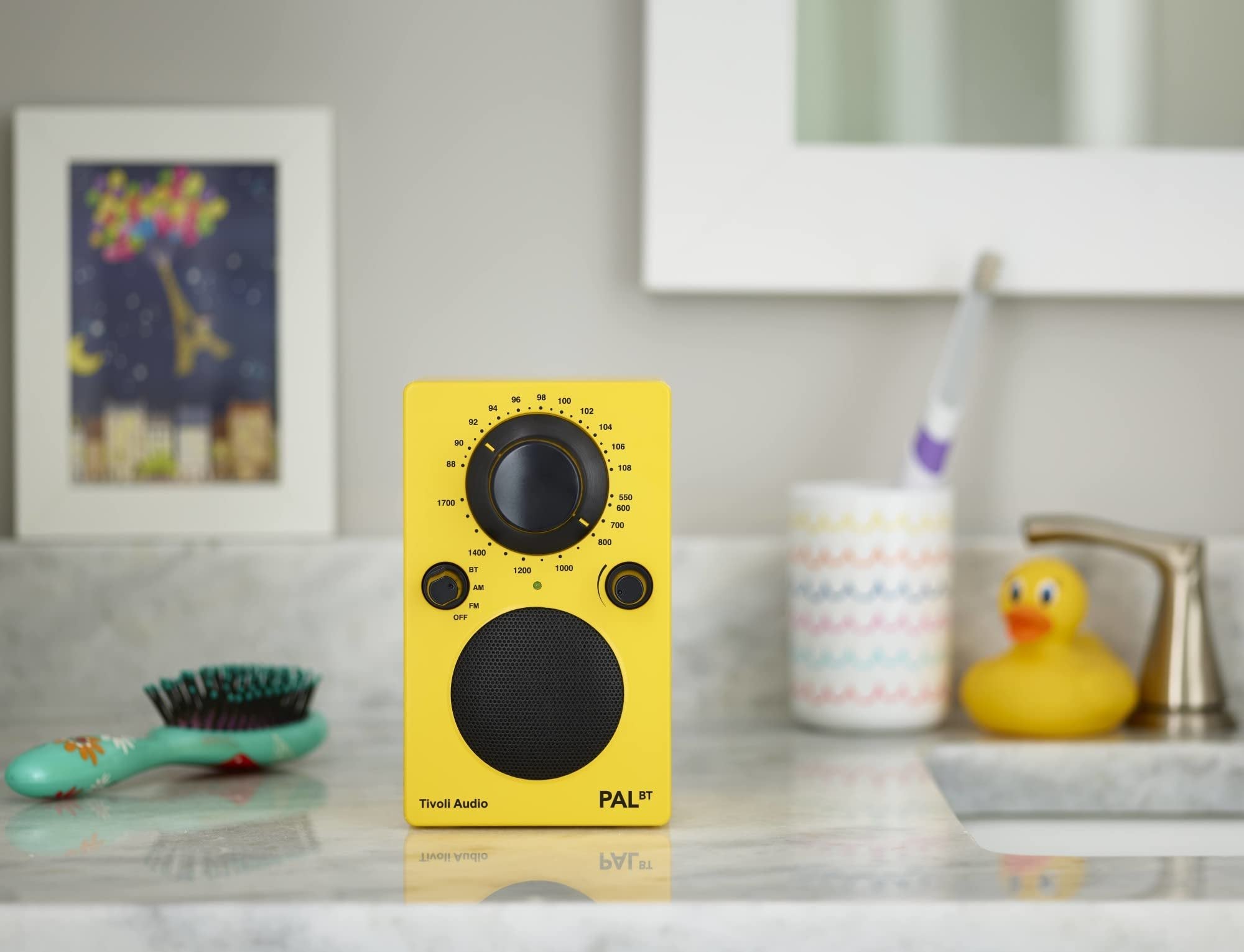 Tivoli PAL BT Portable Bluetooth Radio Yellow Lifestyle