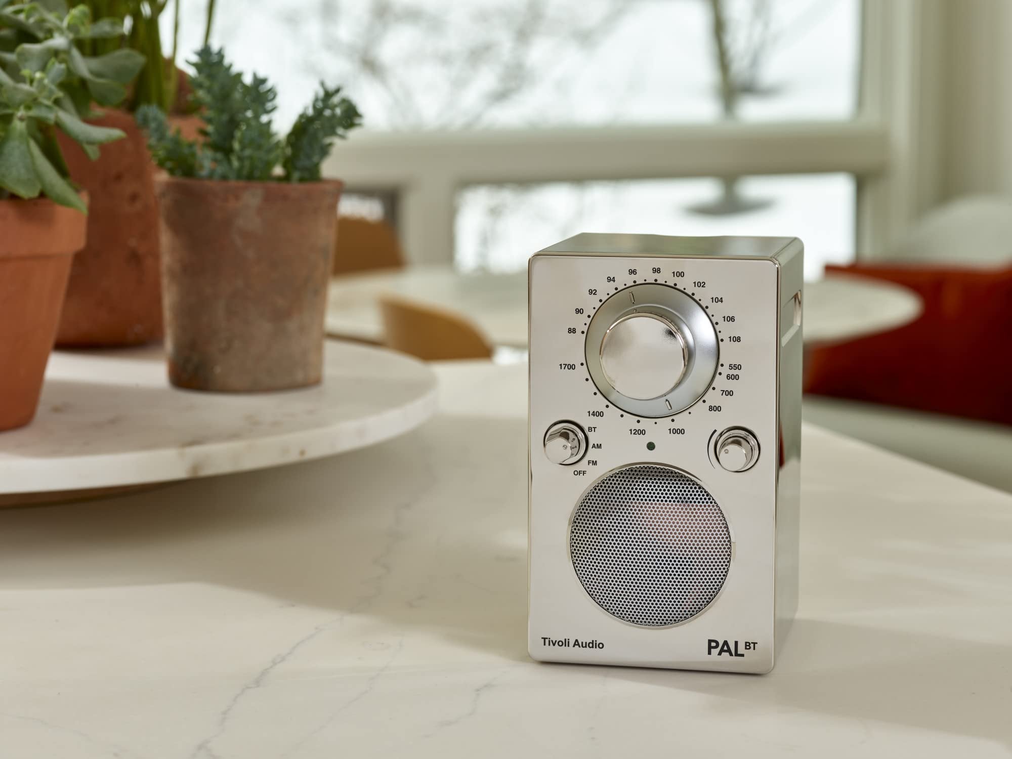 Tivoli PAL BT Portable Bluetooth Radio Silver Lifestyle