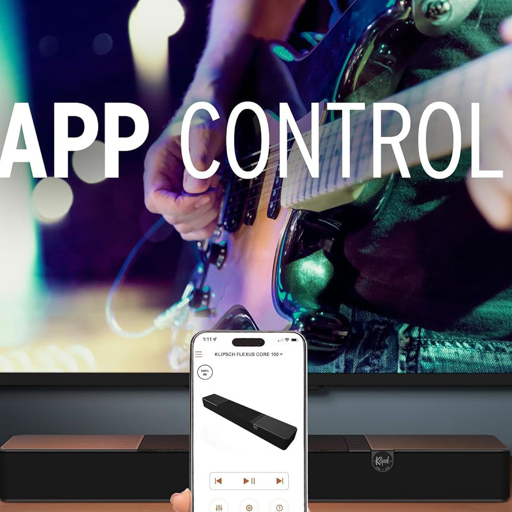 Klipsch Flexus Core 200 Dolby Atmos Sound Bar with Built-In Subwoofers