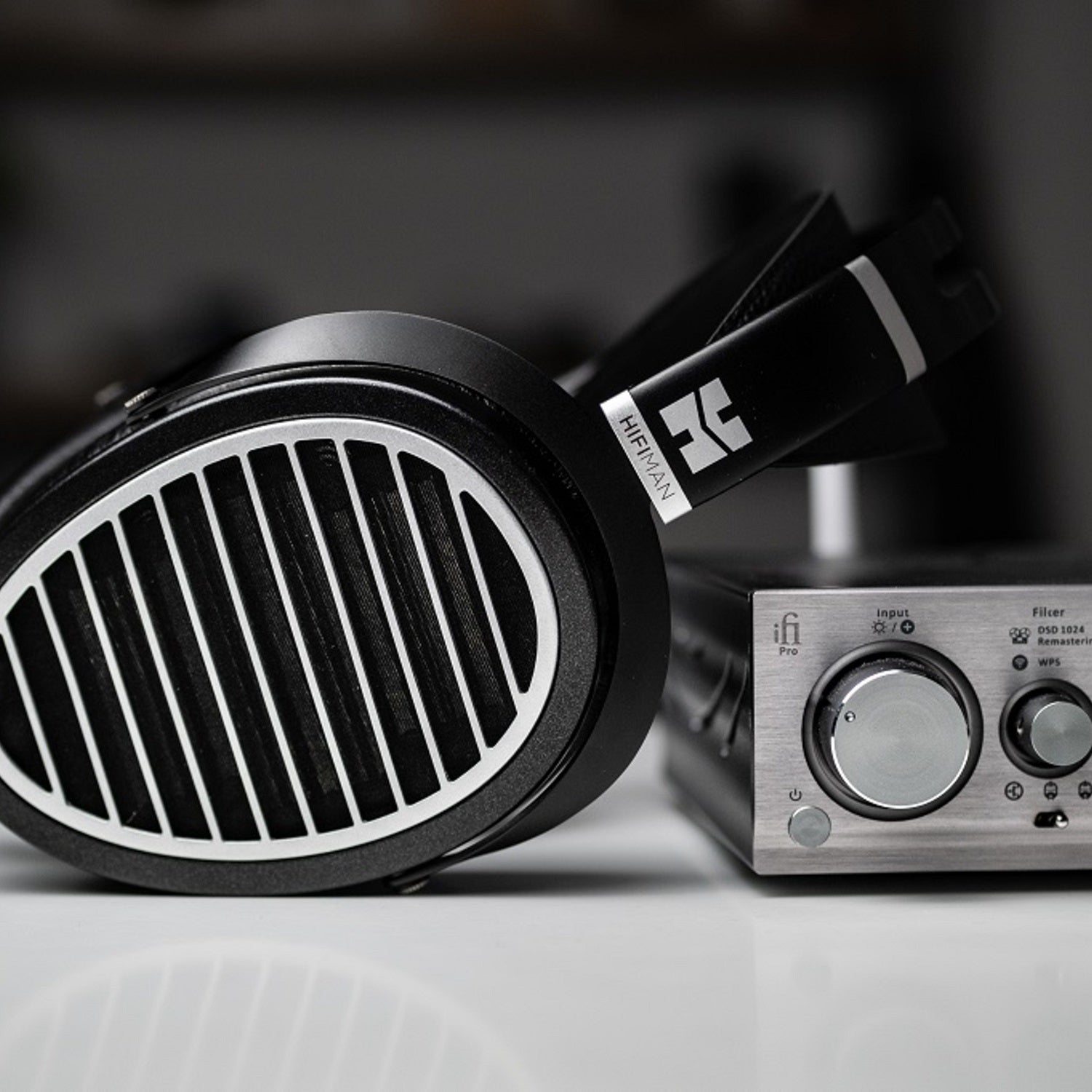 HiFiMan Ananda Full Size Over Ear High Fidelity Openback Planar Magnetic Headphones #color_black