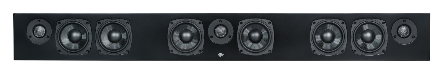 Totem Kin Force Three Channel On-wall Speaker - Black #color_black