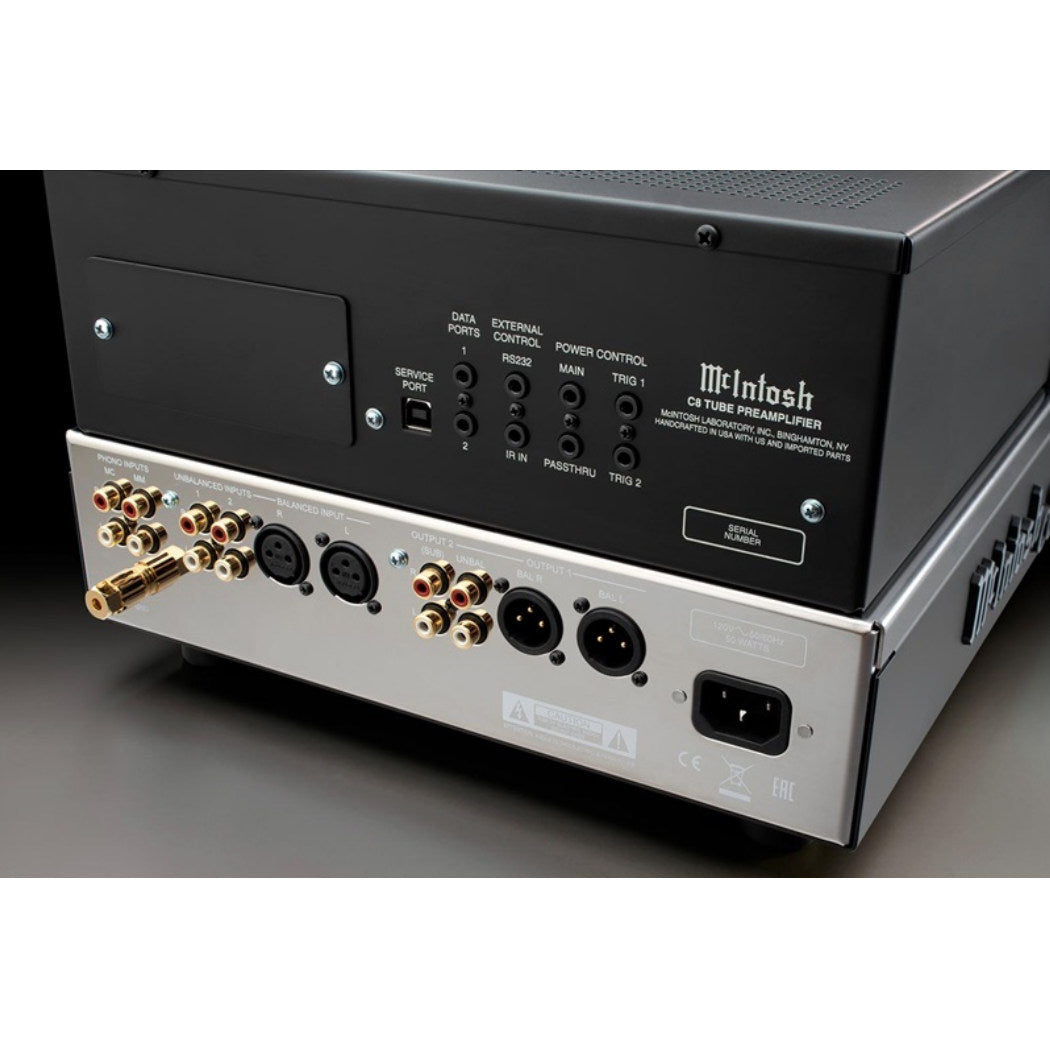 McIntosh C8 Vacuum Tube Preamplifier - Warm Classic Sound