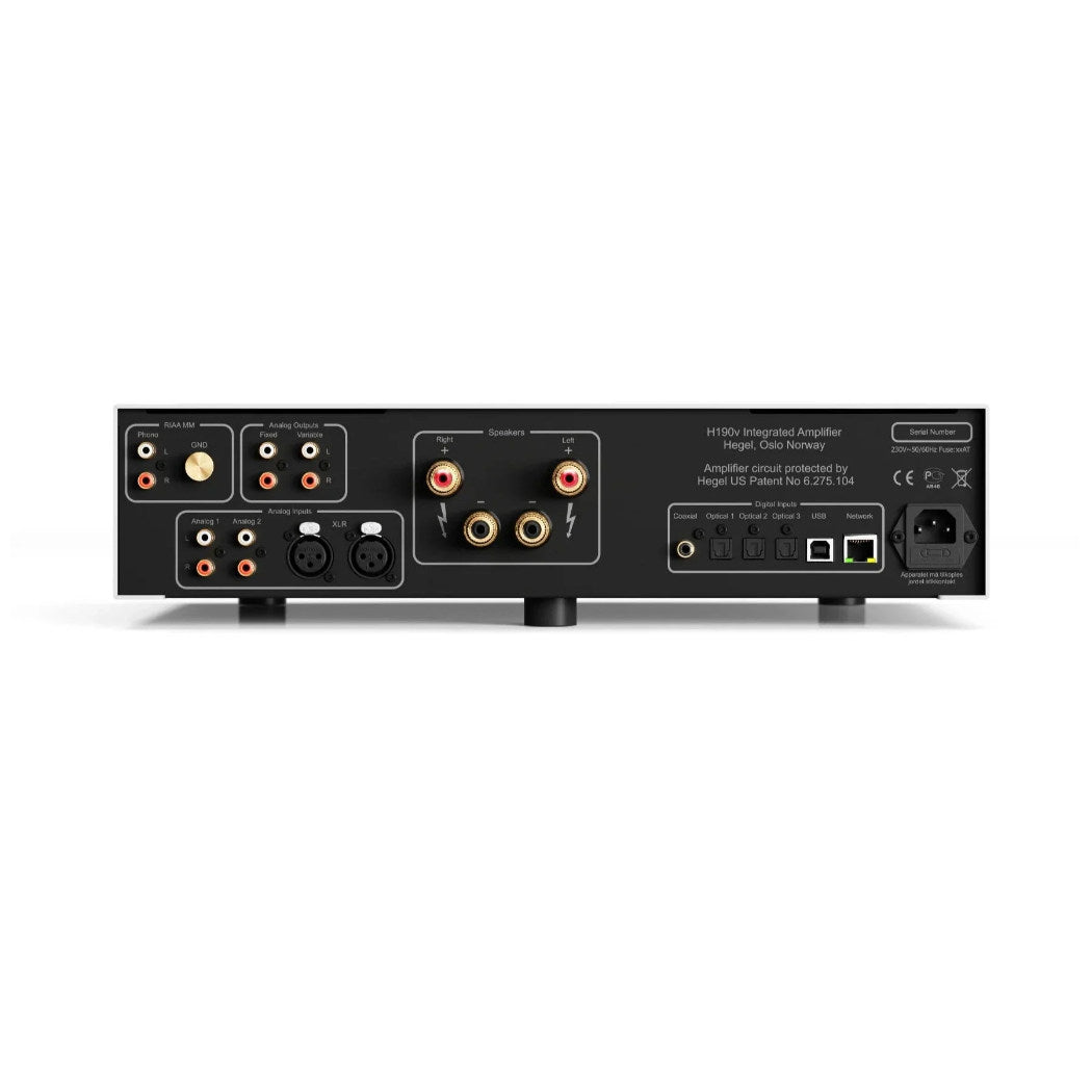 Hegel H190V High-Performance Integrated Amplifier - Streaming & Phono