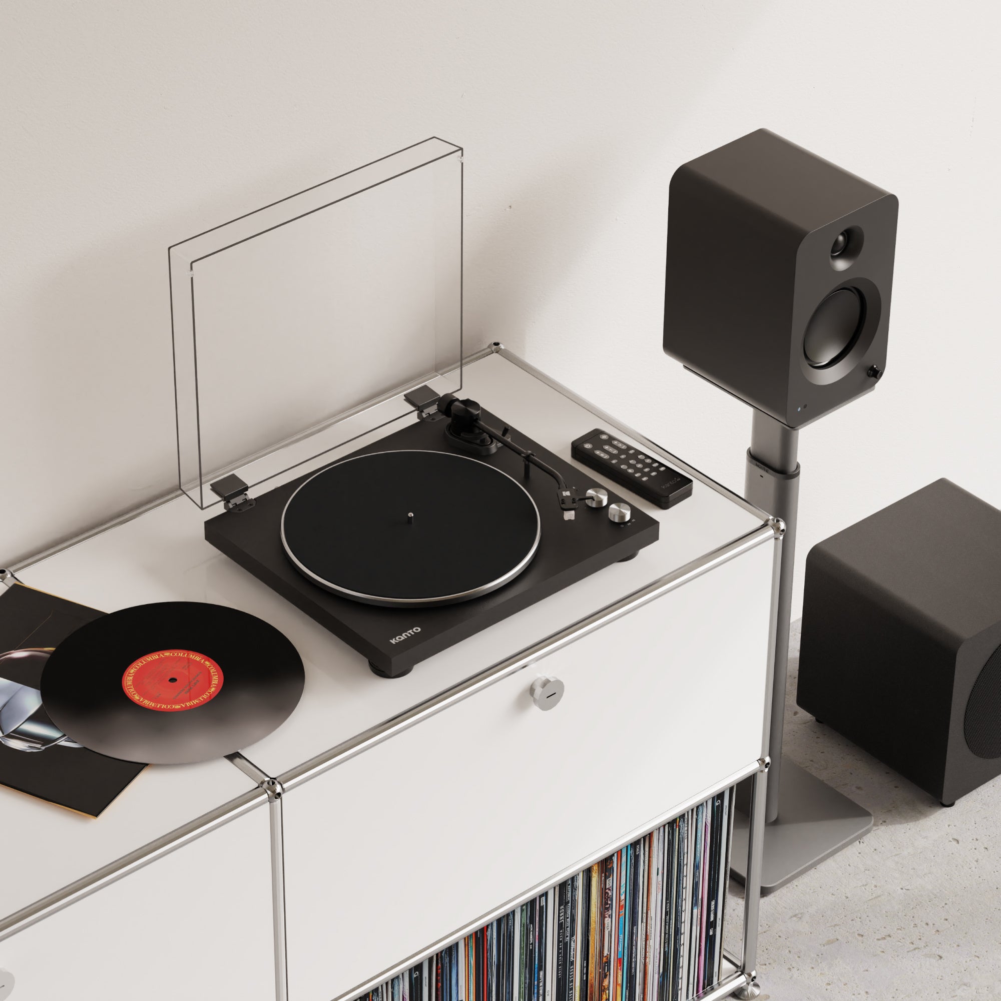 Kanto OBI3 Turntable with Bluetooth, Preamp & Pitch Control