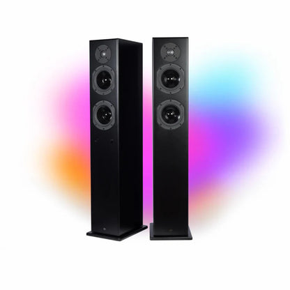 KIN Play Tower II by Totem – High-Fidelity Powered Floor-Standing Speakers with HDMI ARC