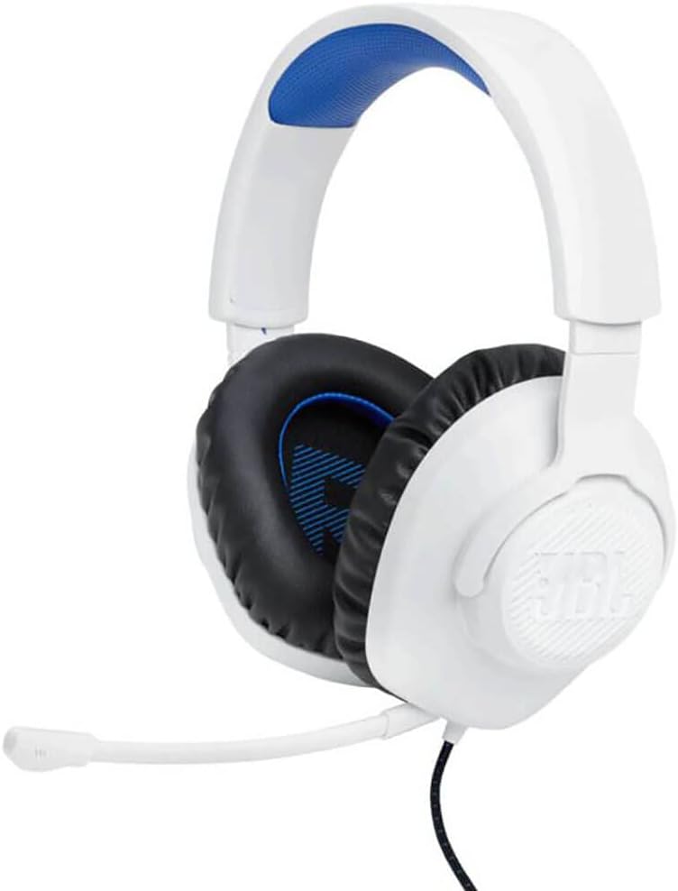 Console JBL Quantum 100P - Casque de jeu pour Playstation (Blanc)