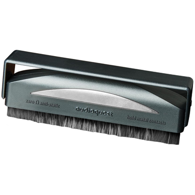 AudioQuest Silver Anti-Static Record Brush for Vinyl LP Static & Dust Removal