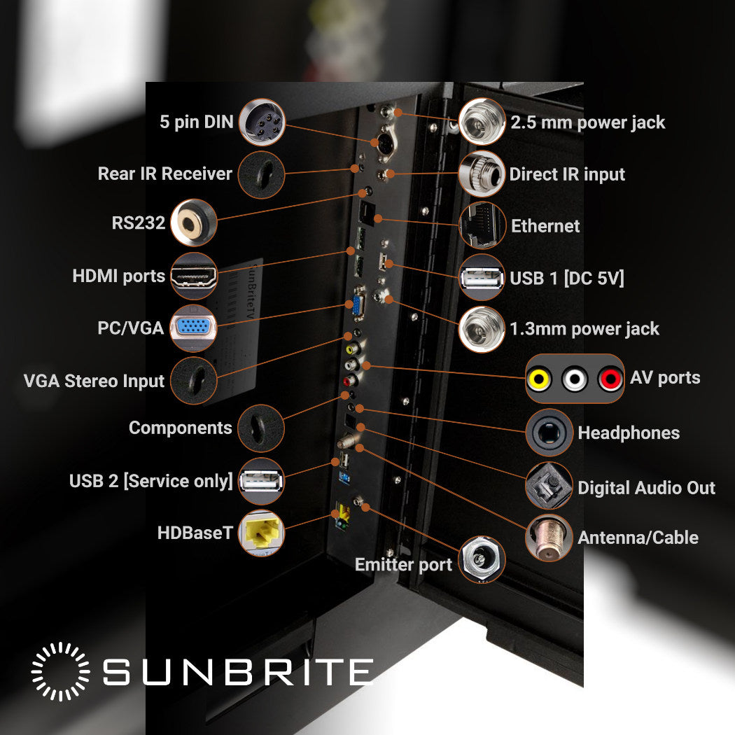 SunBrite Signature 2 Outdoor 4K UHD TV - Weatherproof, Partial Sun