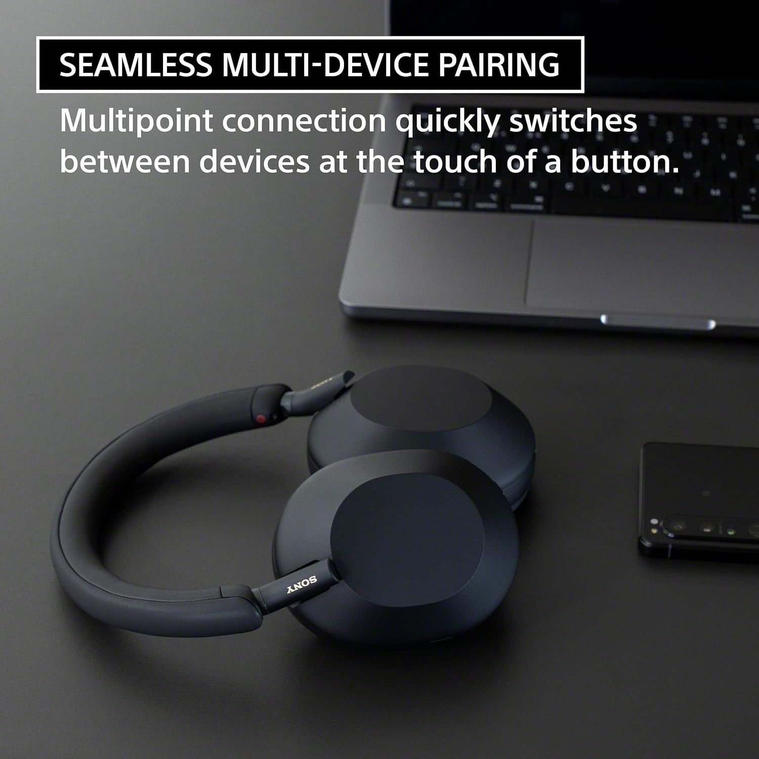 Sony WH-1000XM5 Casque sans fil à réduction de bruit, leader de l'industrie