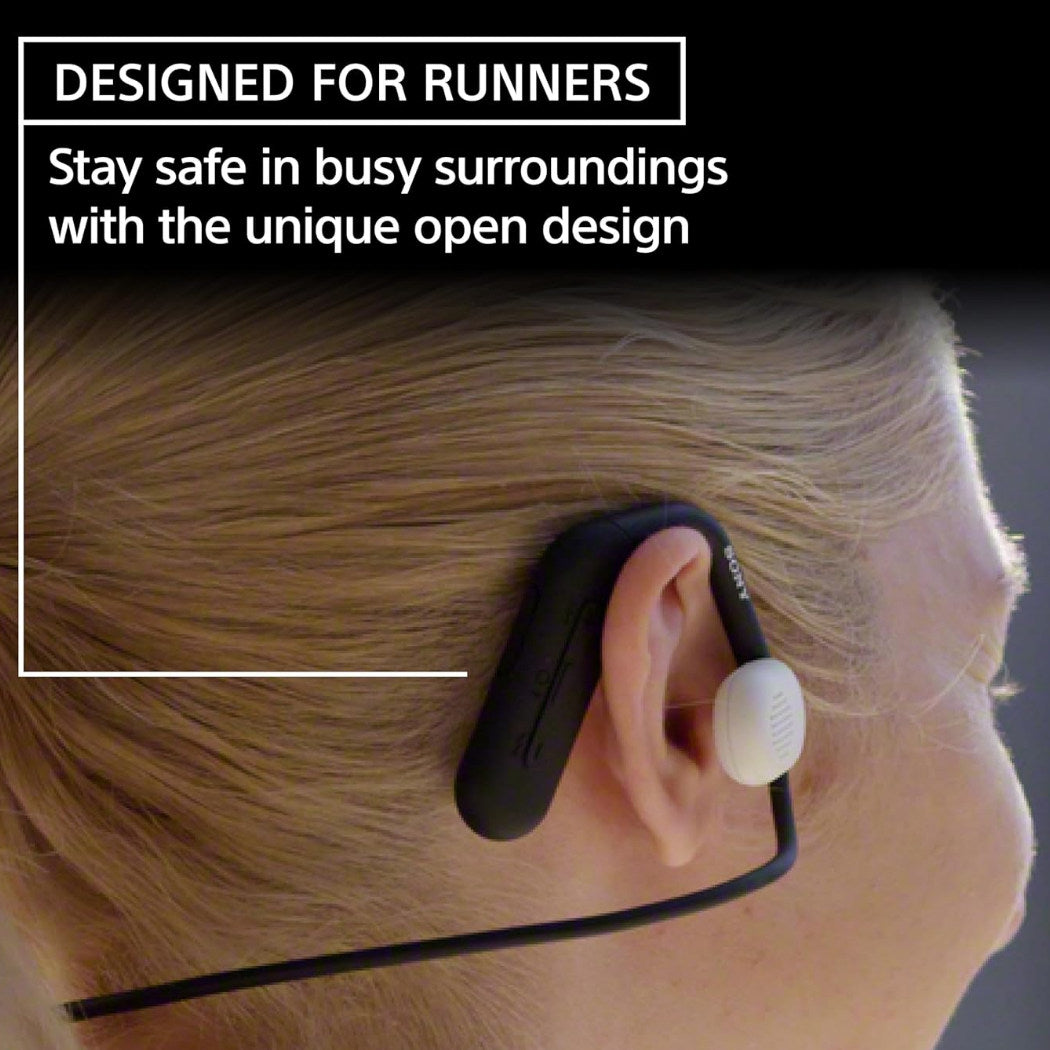 Sony Float Run WIOE610 Wireless Earbuds - Secure Fit, Water-Resistant