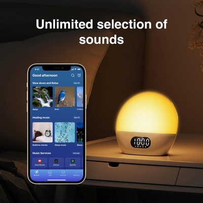 WiiM Wake-Up Light - The Perfect Bedside Companion