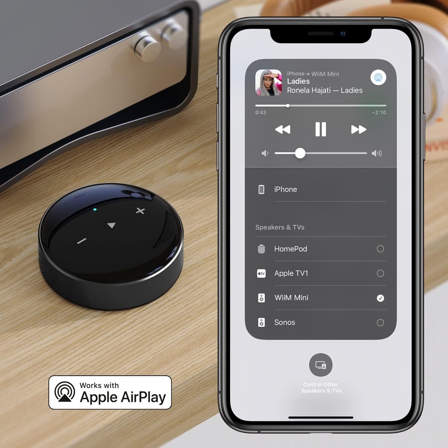WiiM Mini - Diffuseur de musique intelligent
